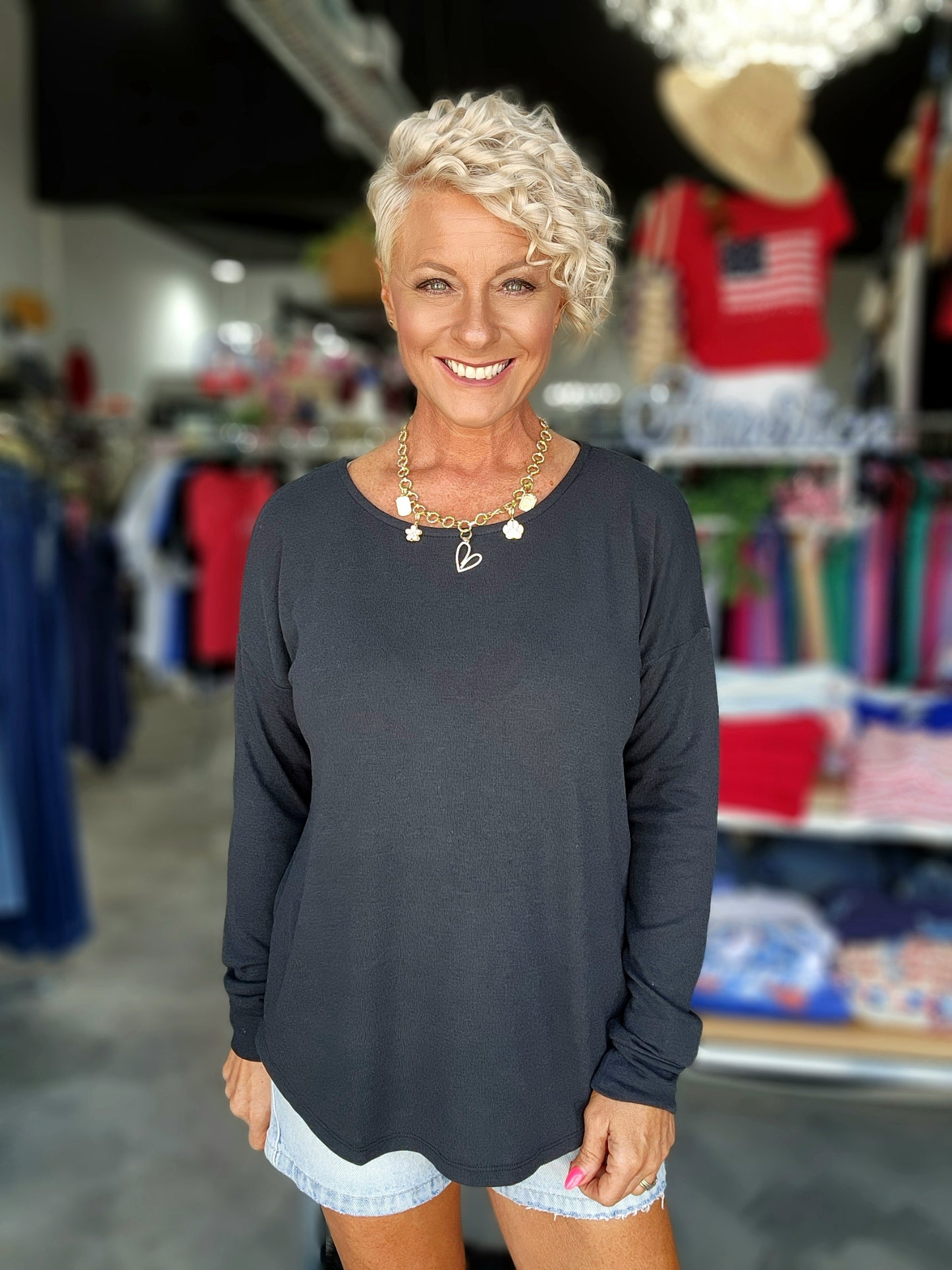 The Blackout Long Sleeve Top