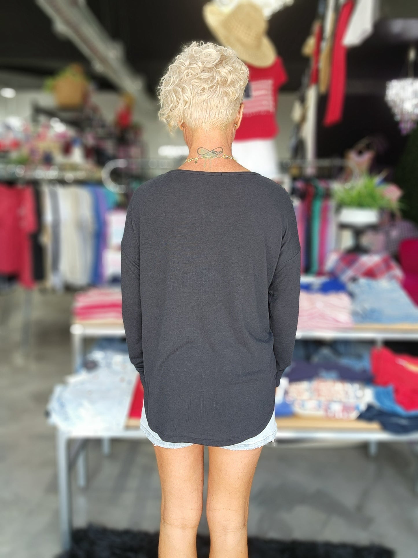 The Blackout Long Sleeve Top