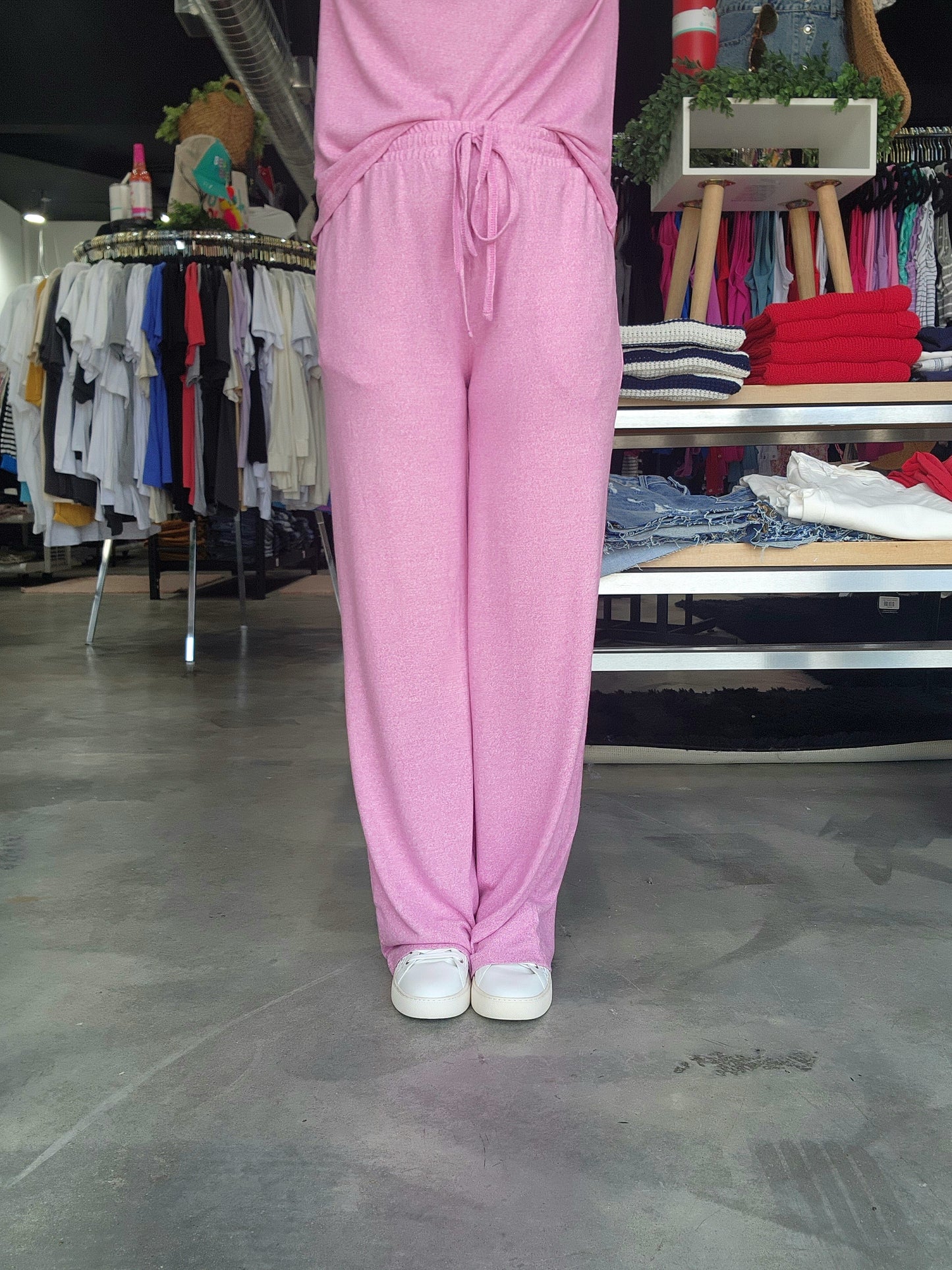 Zenana Soft Long Sleeve Tee & Pants Set
