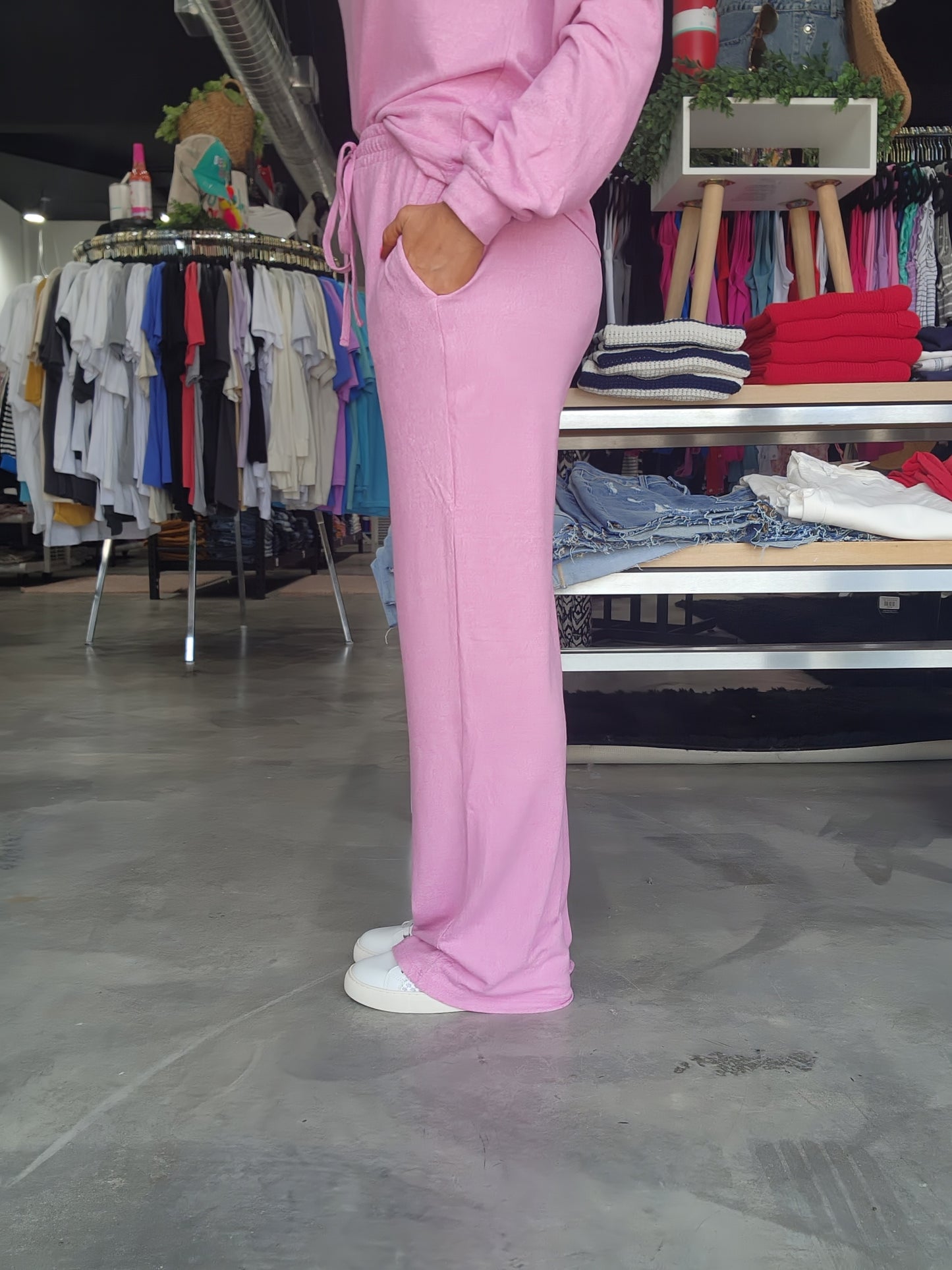 Zenana Soft Long Sleeve Tee & Pants Set