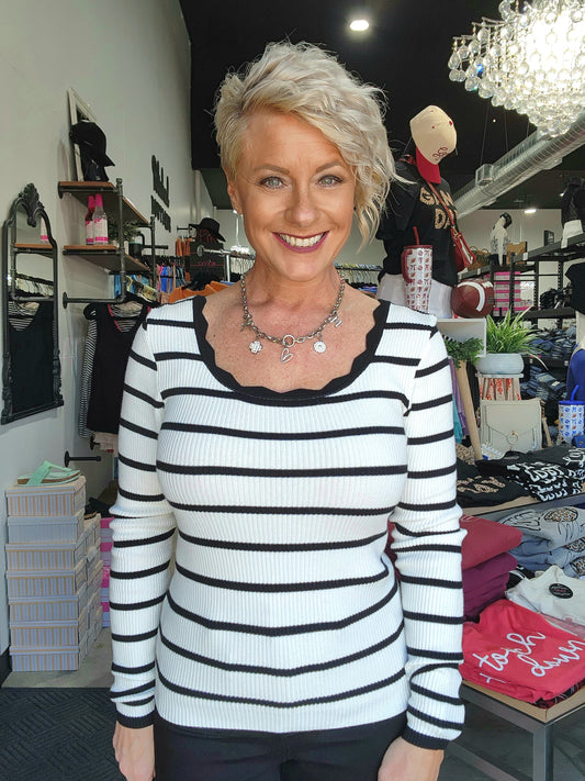 The Stripe Edition Top