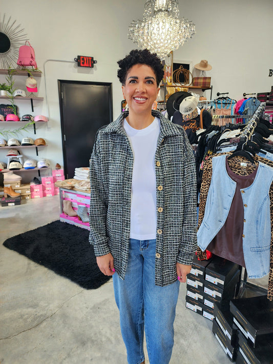 Keeping It Classy Plaid Shacket