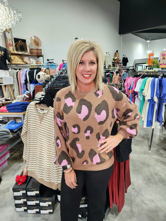 The Bold Spots Leopard Sweater