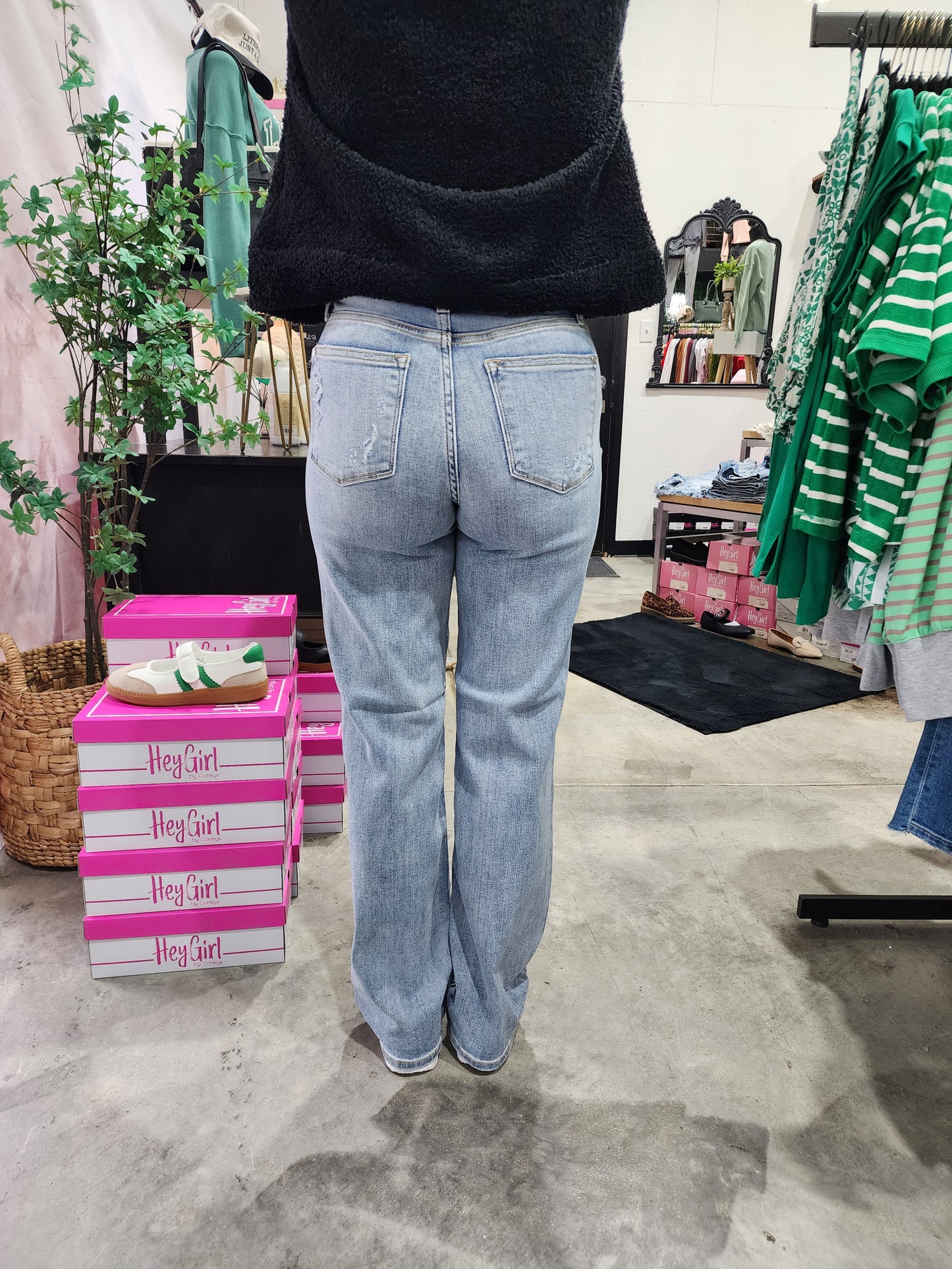 Judy Blue High Waist Straight Leg Jeans