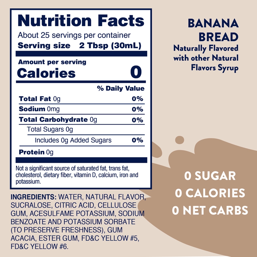 Jordan's Banana Bread Skinny Syrup