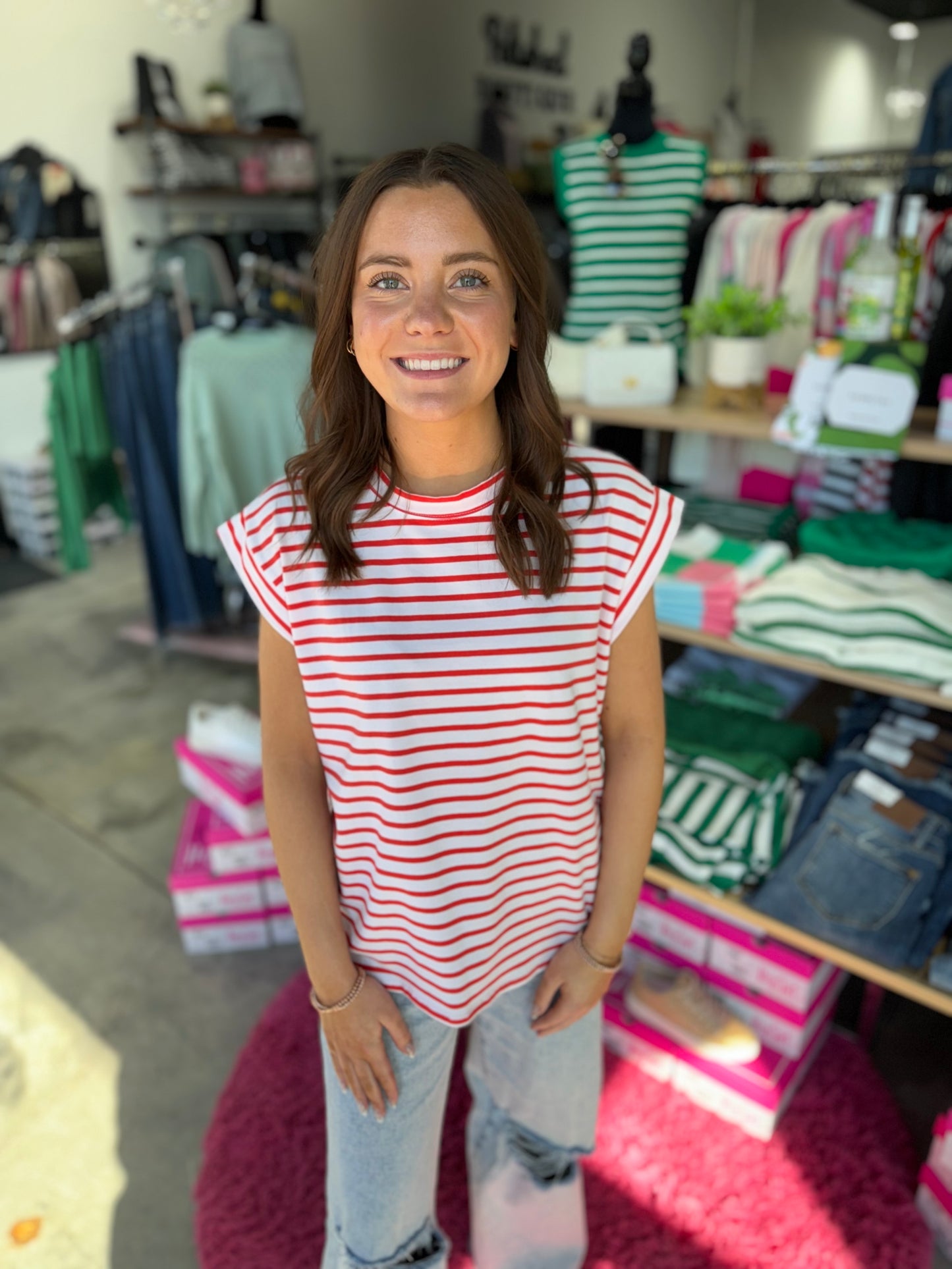 The Basic Striped Top
