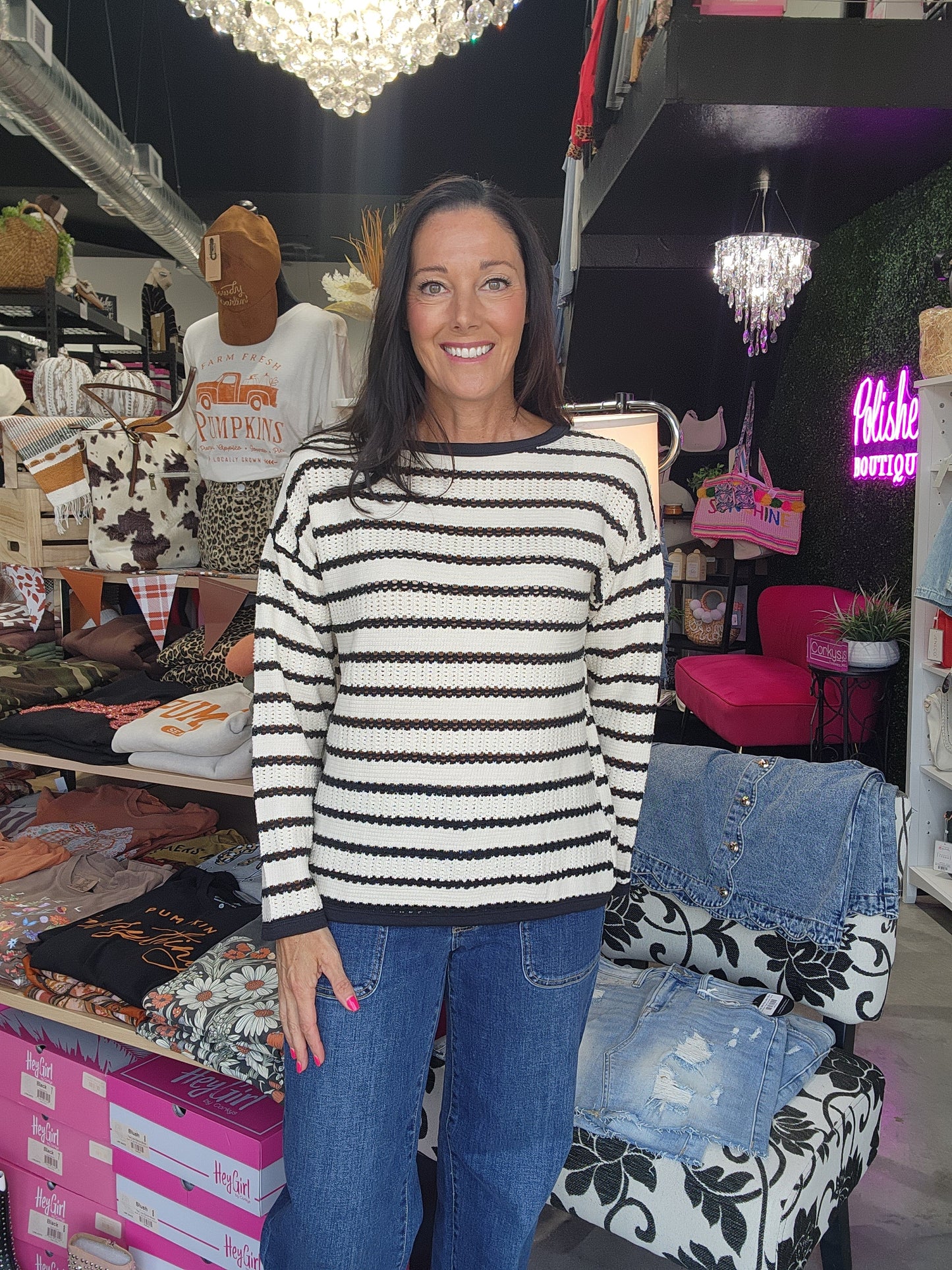 The Stacy Knit Top