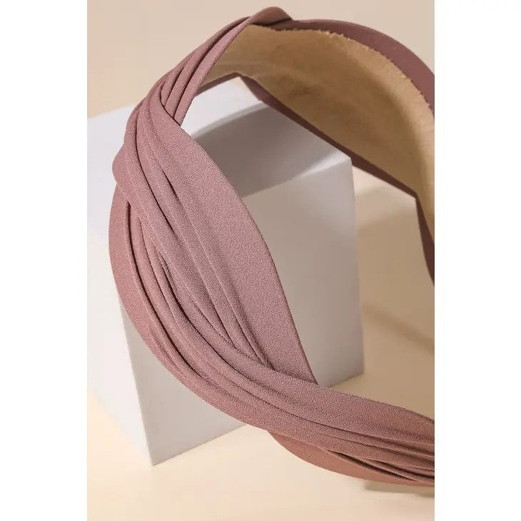 Wavy Mauve Headband