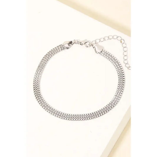 Box Chain Clasp Bracelet