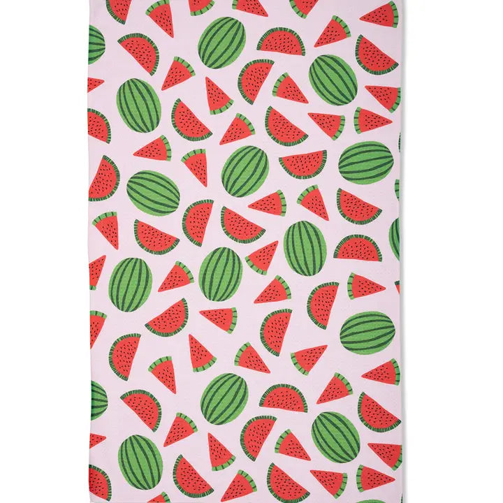 Geometry - Sweet Watermelon Tea Towel