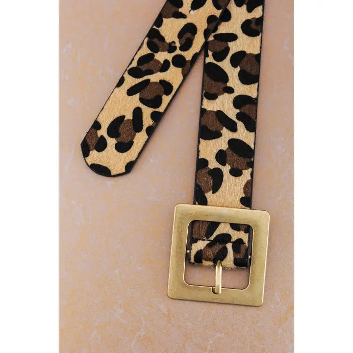 Oversized Square Buckle Belts