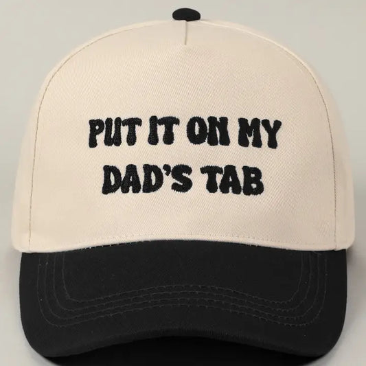 Put it on my Dad's Tab Hat