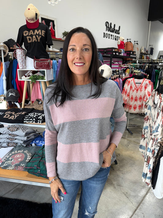 The Marley Wide Striped Sweater