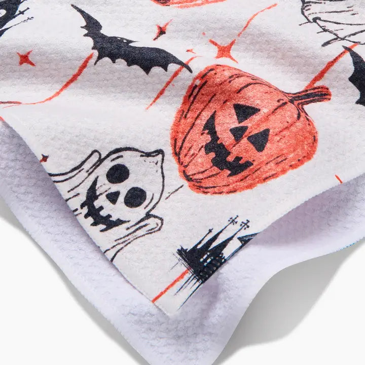 Geometry - Halloween Is Here Tea Towel