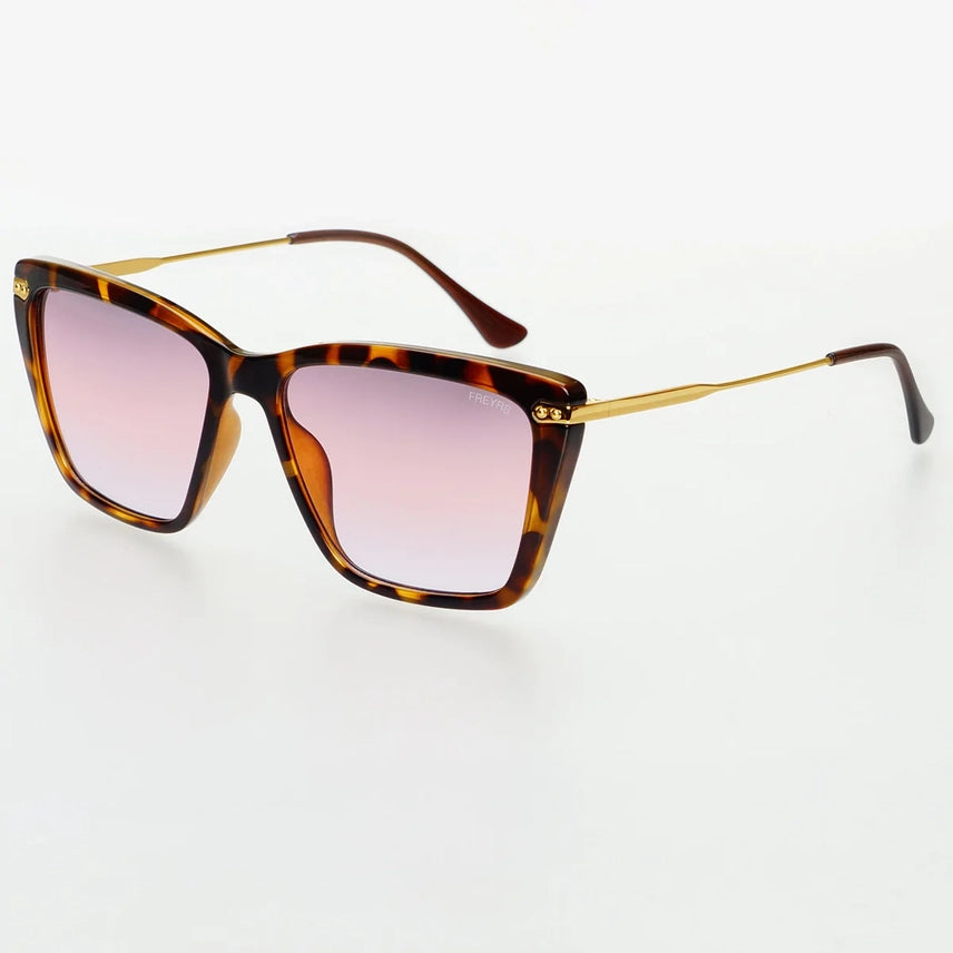 FREYRS Audrey Tortoise Pink Sunglasses