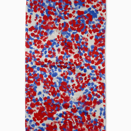 Geometry - Fire Cracker Tea Towel