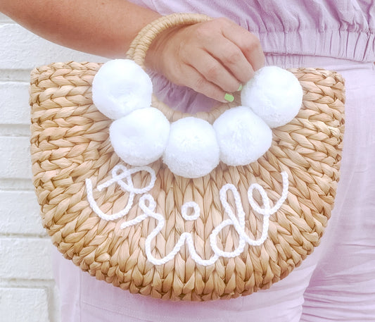Bride Straw Purse
