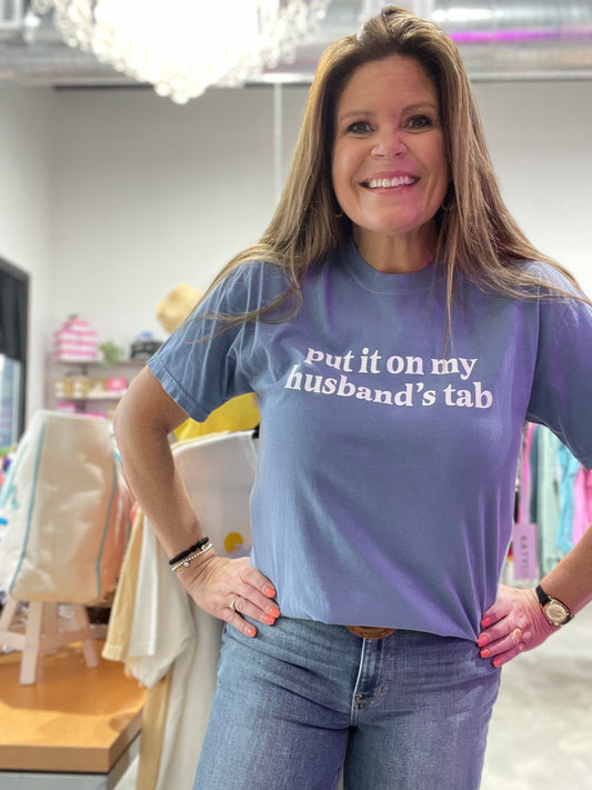 Put It On My Husband's Tab Tee