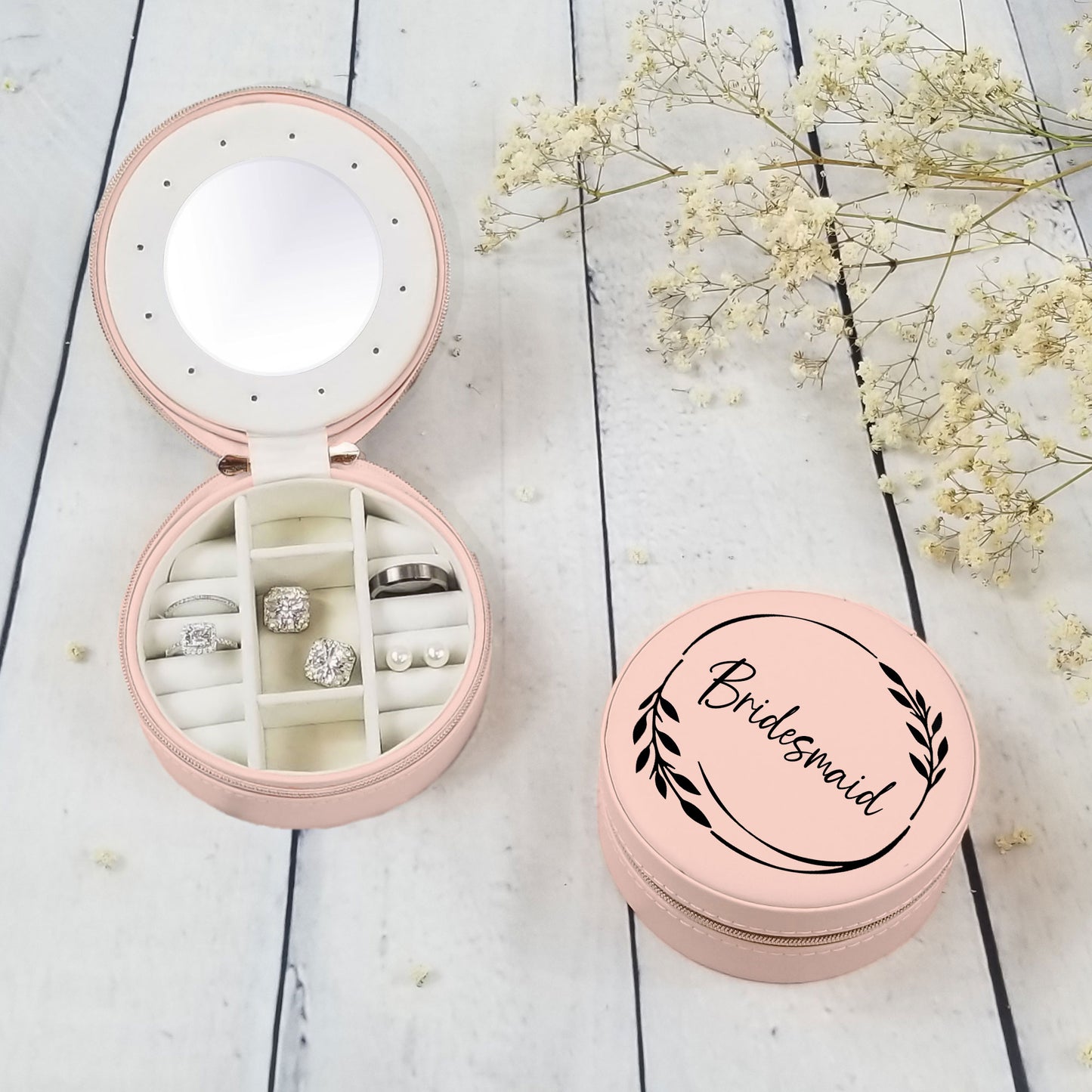 Bridal Party Jewelry Travel Case - Bride