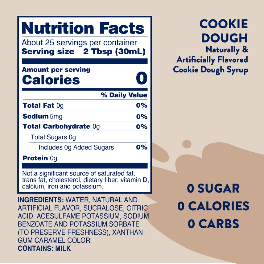 Jordan's Skinny Cookie Dough Syrup