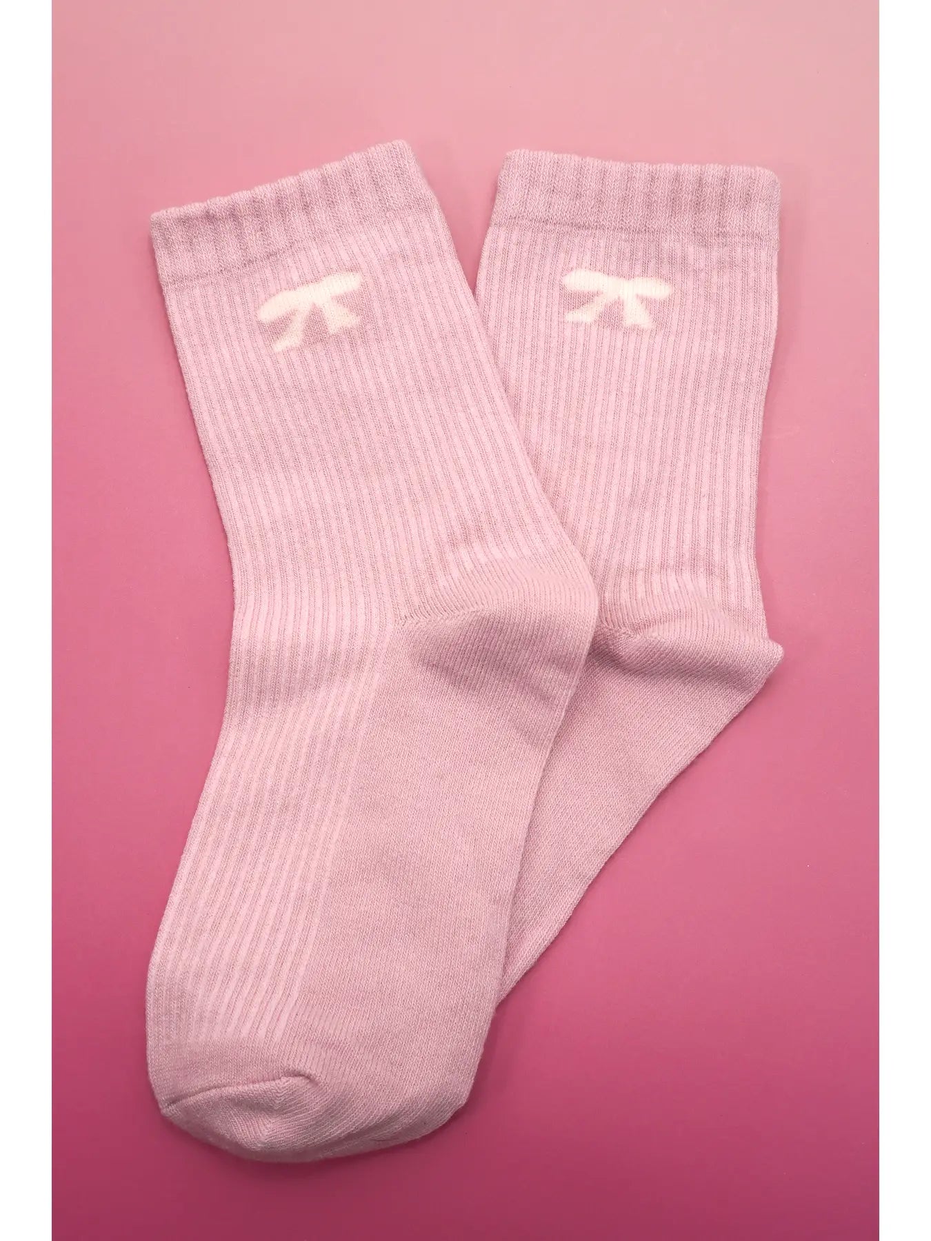Women's Ribbed Bow Socks