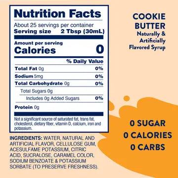 Jordan's Cookie Butter Syrup