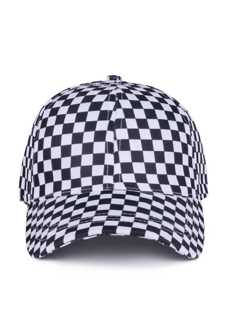 Checkered Baseball Cap