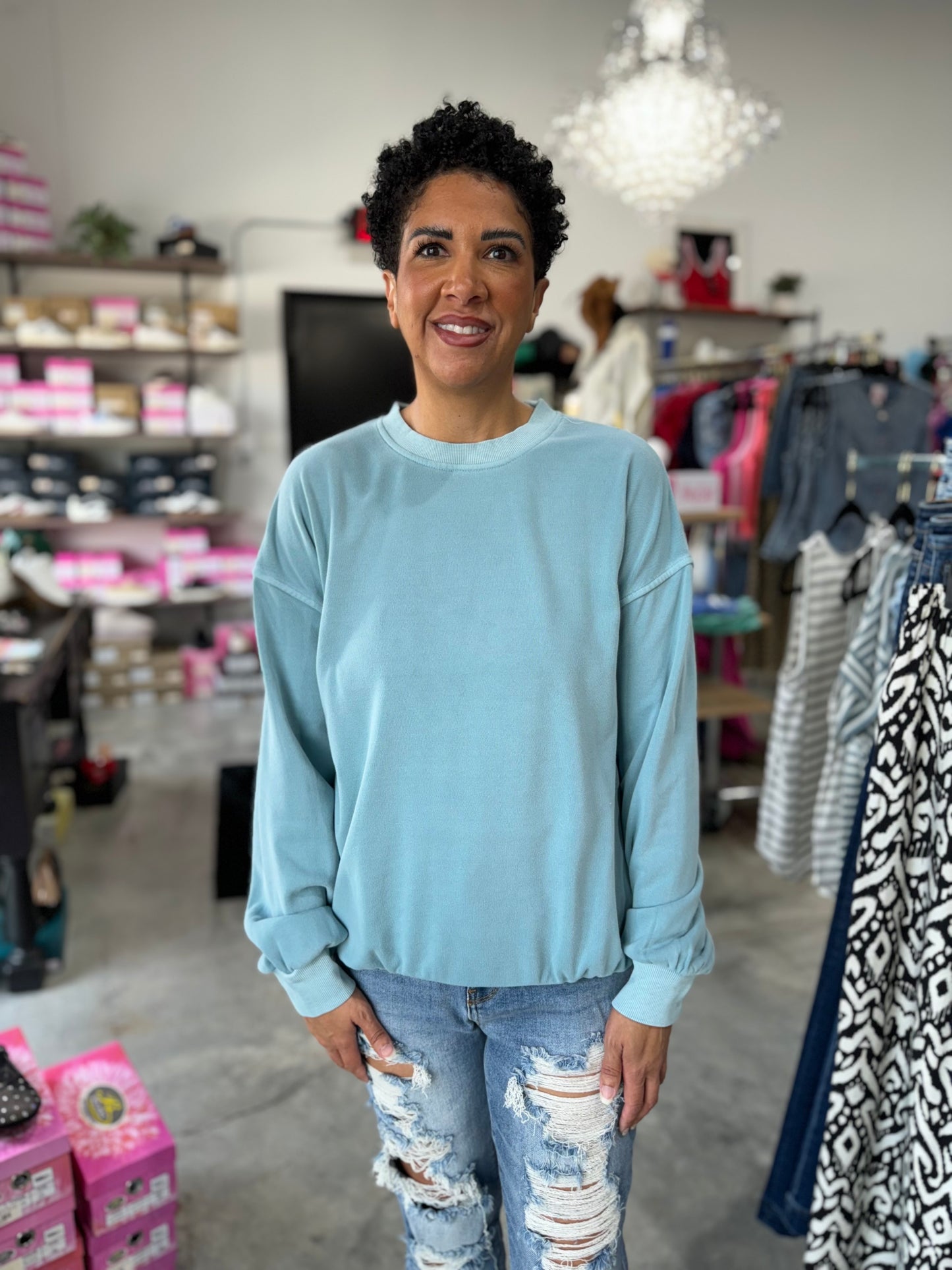 The Soft Fleece Round-Neck Sweatshirt