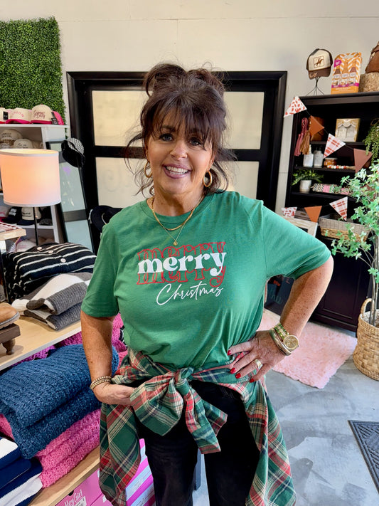 Merry Christmas Festive Graphic Tee
