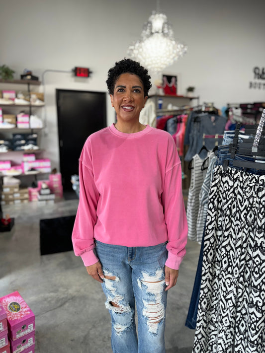 The Soft Fleece Round-Neck Sweatshirt