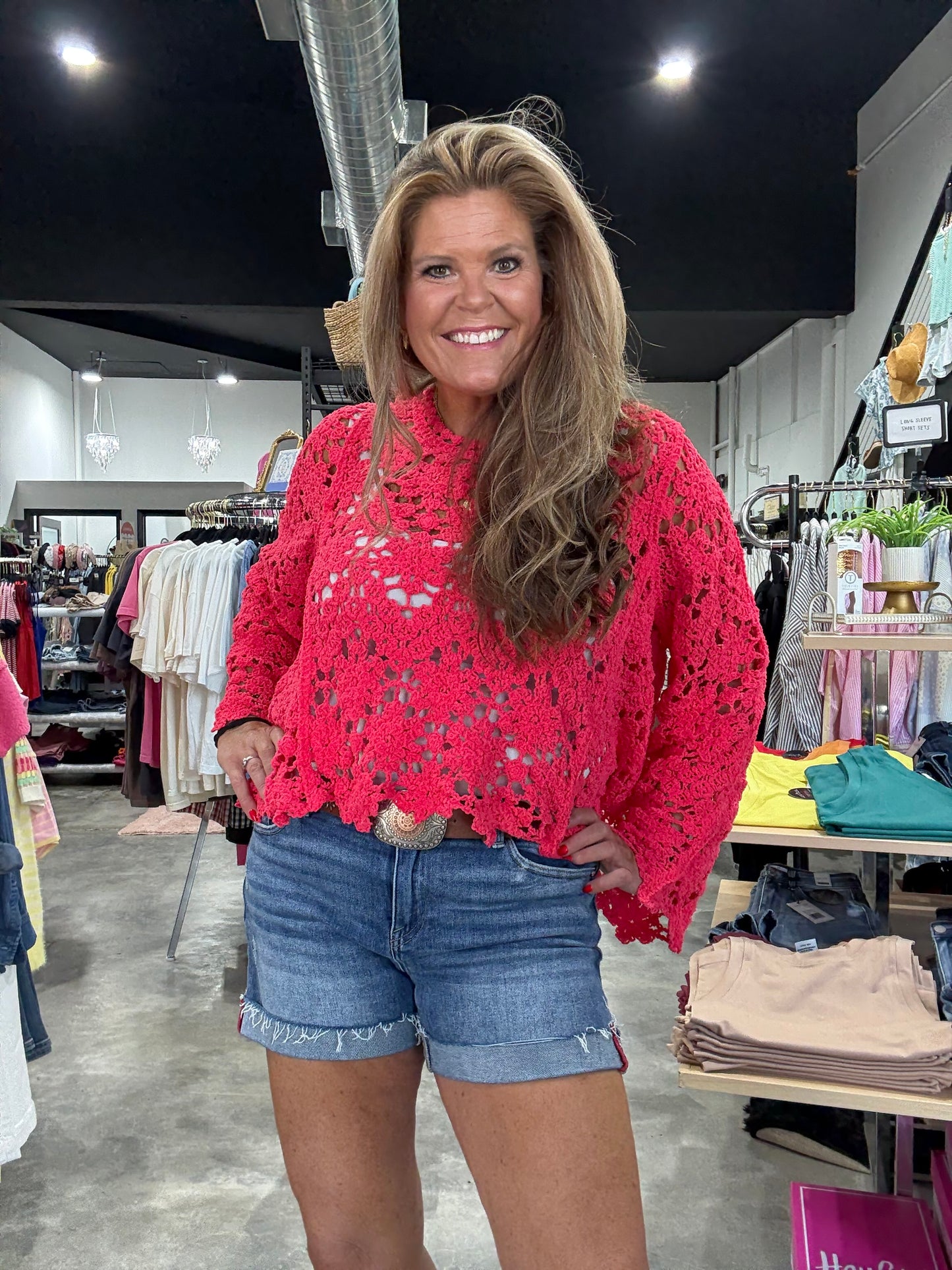 Sienna Sunset Crochet Top
