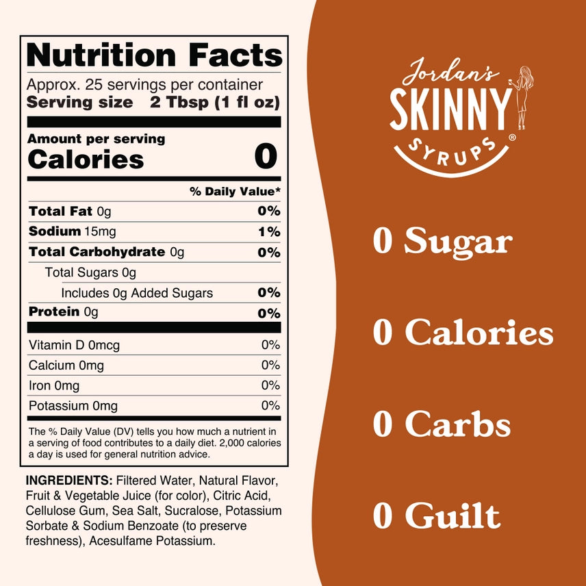 Jordan's Chocolate Salted Pretzel Skinny Syrup