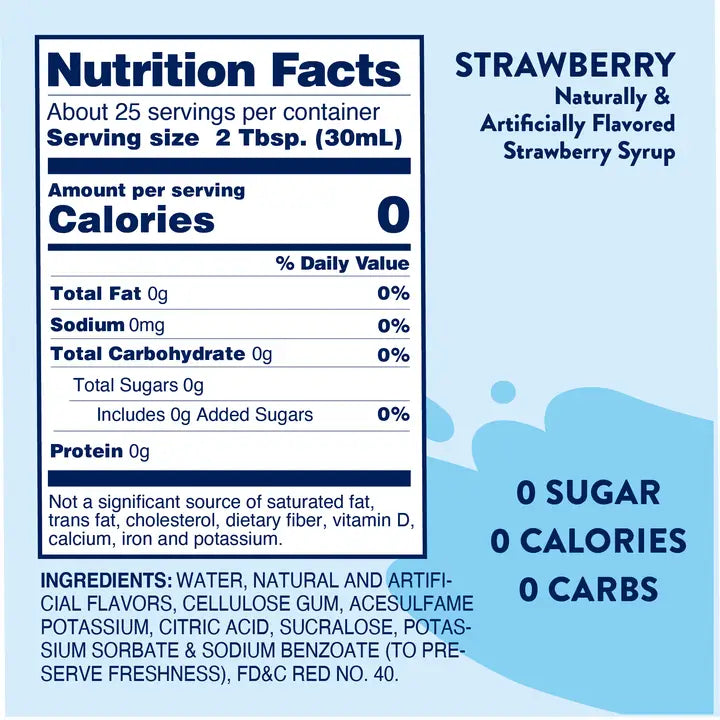 Jordan's Strawberry Skinny Syrup