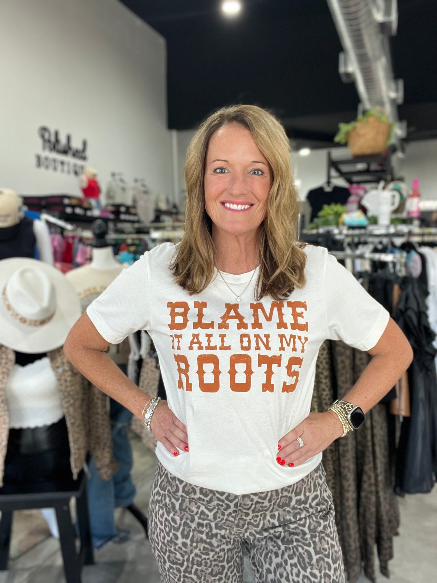 Blame It All On My Roots Graphic Tee