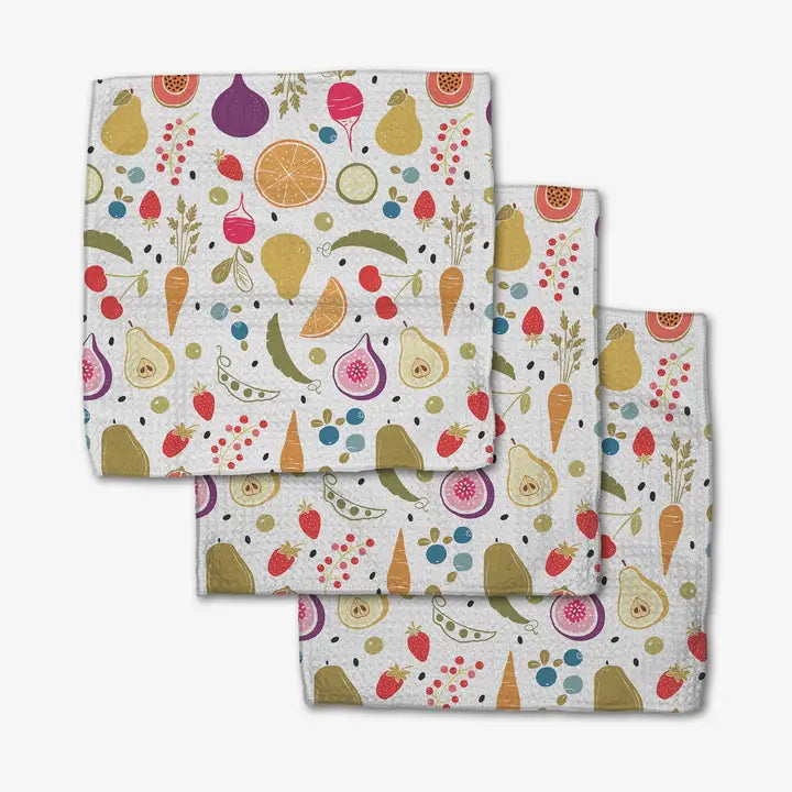 Geometry - Farmers Market Dishcloth Set