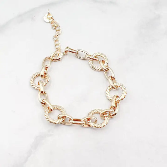 Circle Chain Link Bracelet