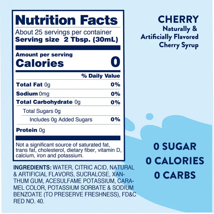 Jordan's Cherry Skinny Syrup