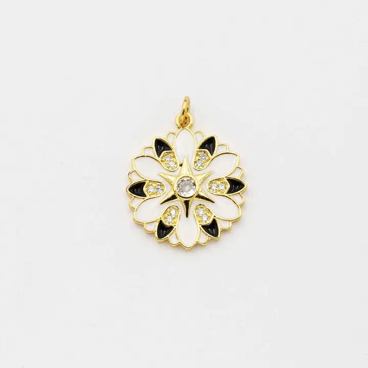 Flower Star Charm