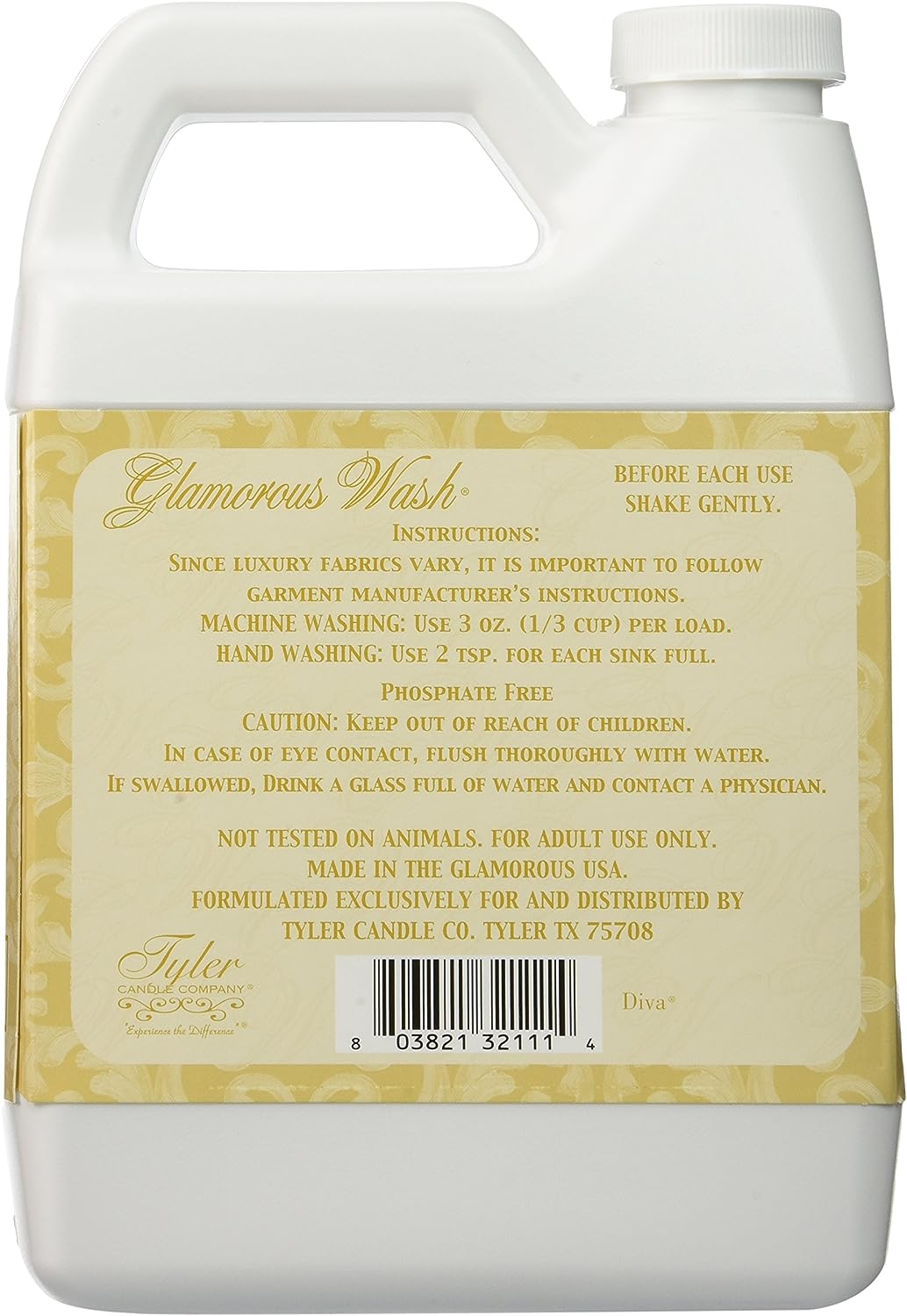 Tyler Glamorous Wash Fine Laundry Detergent 4 oz(112g)