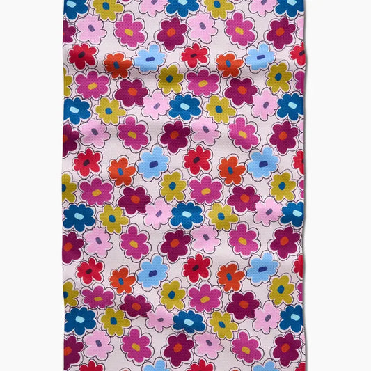 Geometry - Flower Fling Tea Towel