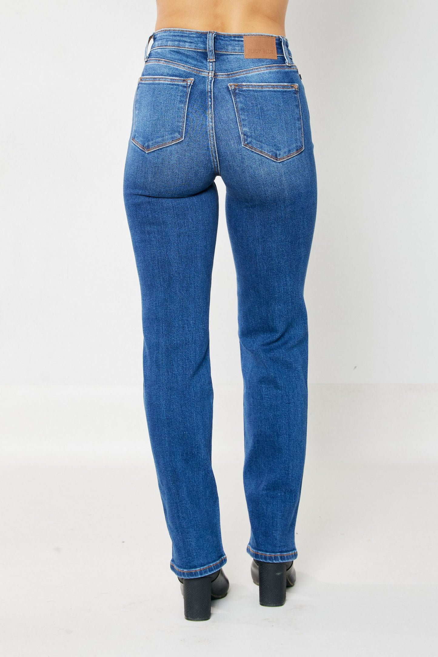 Judy Blue Hidden Button-Fly Dad Jean