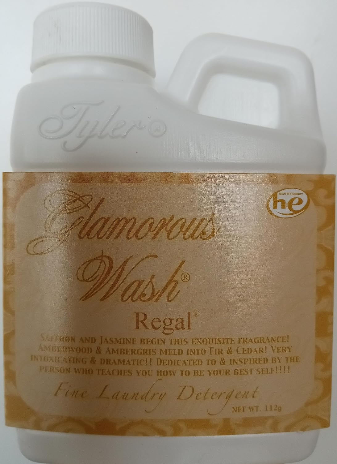 Tyler Glamorous Wash Fine Laundry Detergent 3.78 Liters