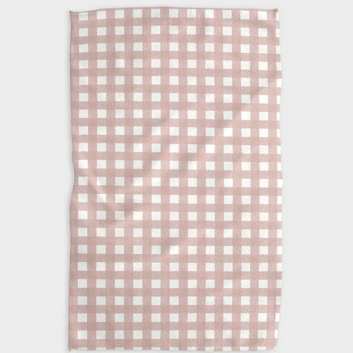 Geometry - Gigi Dusty Rose Tea Towel