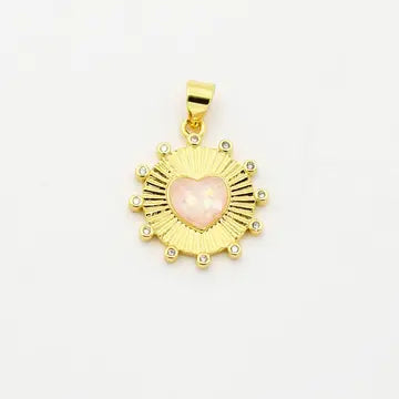 Shinning Heart Pink Charm