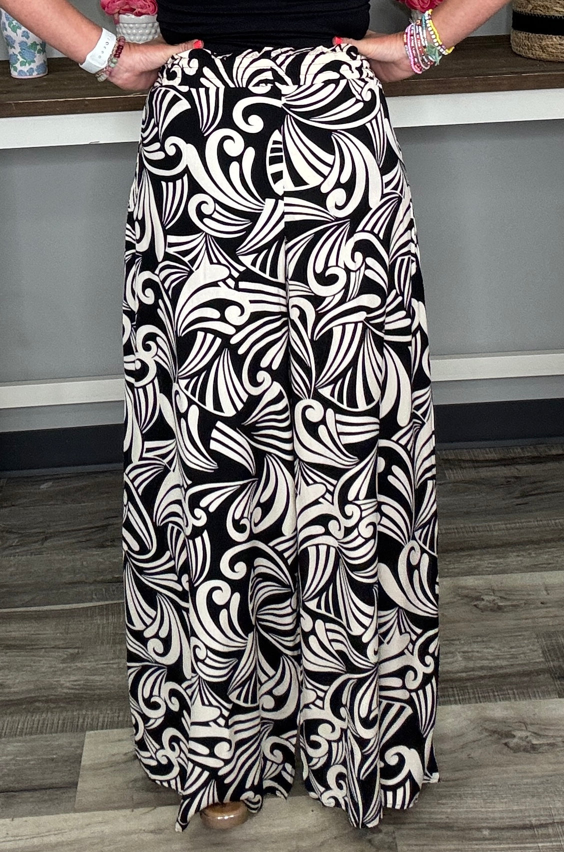 The Wanderprint Wide Leg Pants
