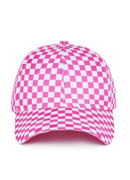 Checkered Baseball Cap