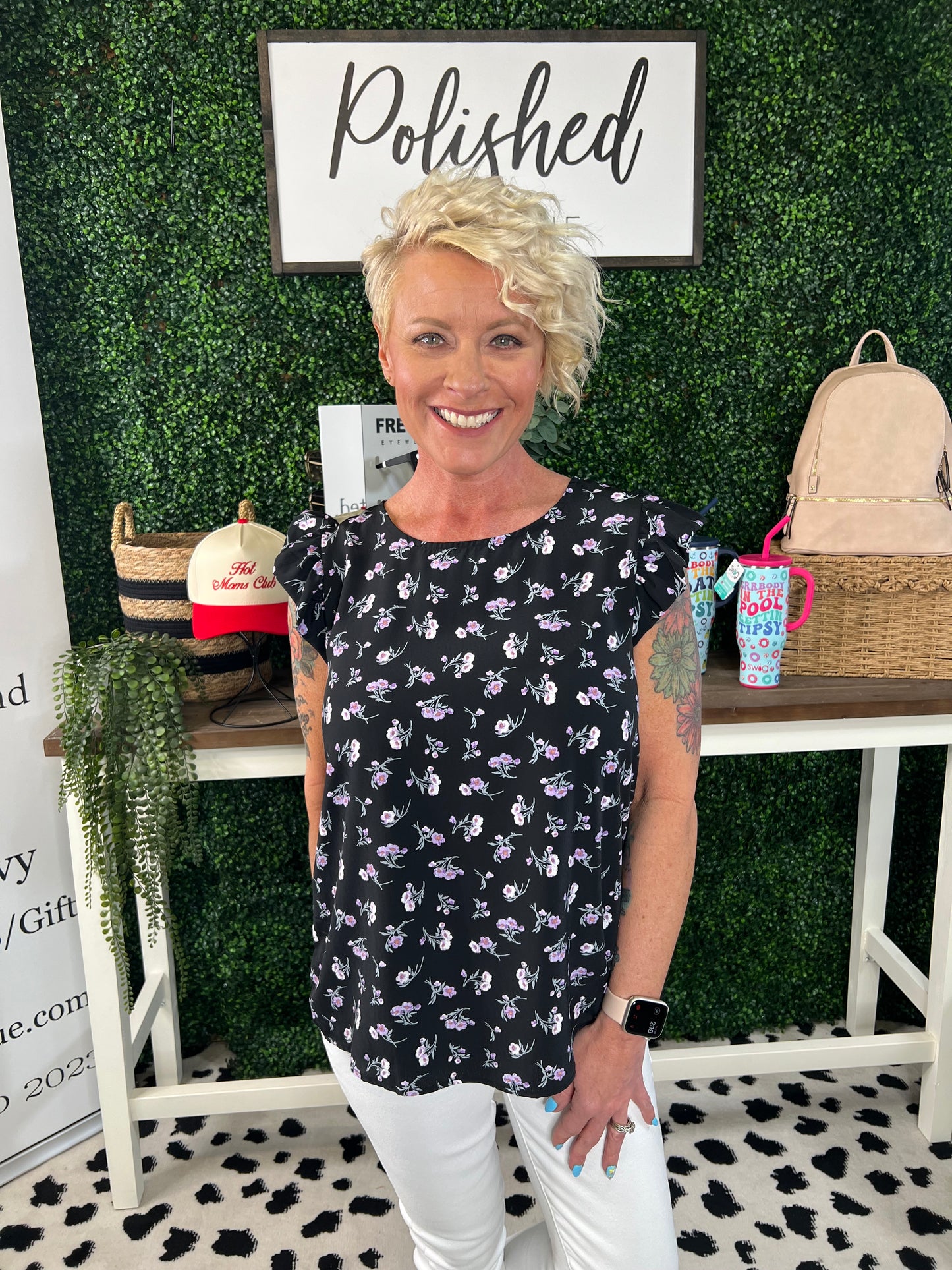 Wild Bloom Nights Top