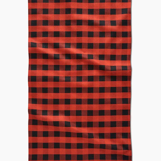 Geometry -  Burnt Ember Tea Towel