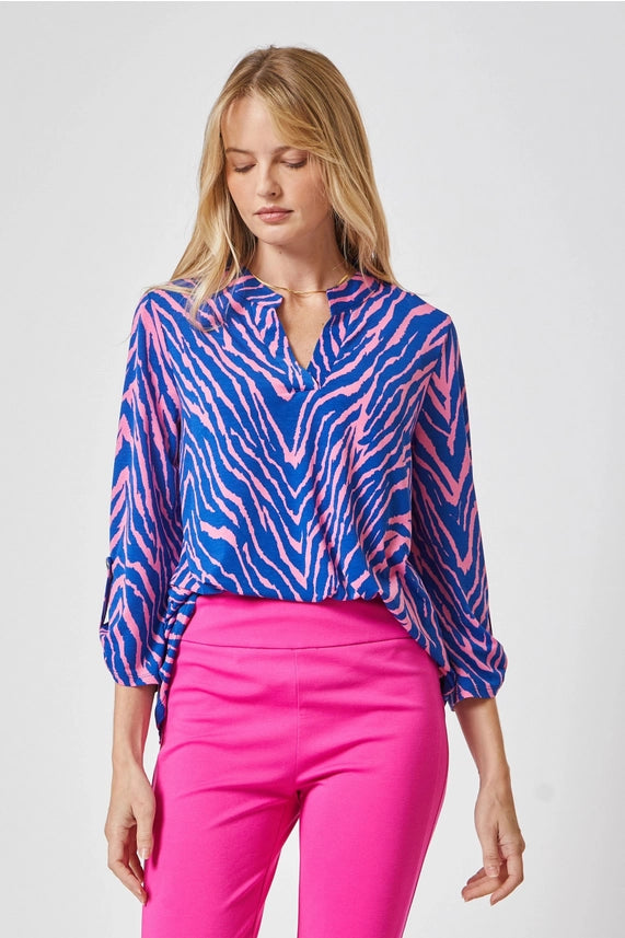 Lizzy Zebra Top