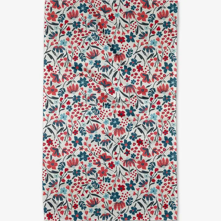 Geometry - Summer Bloom Tea Towel